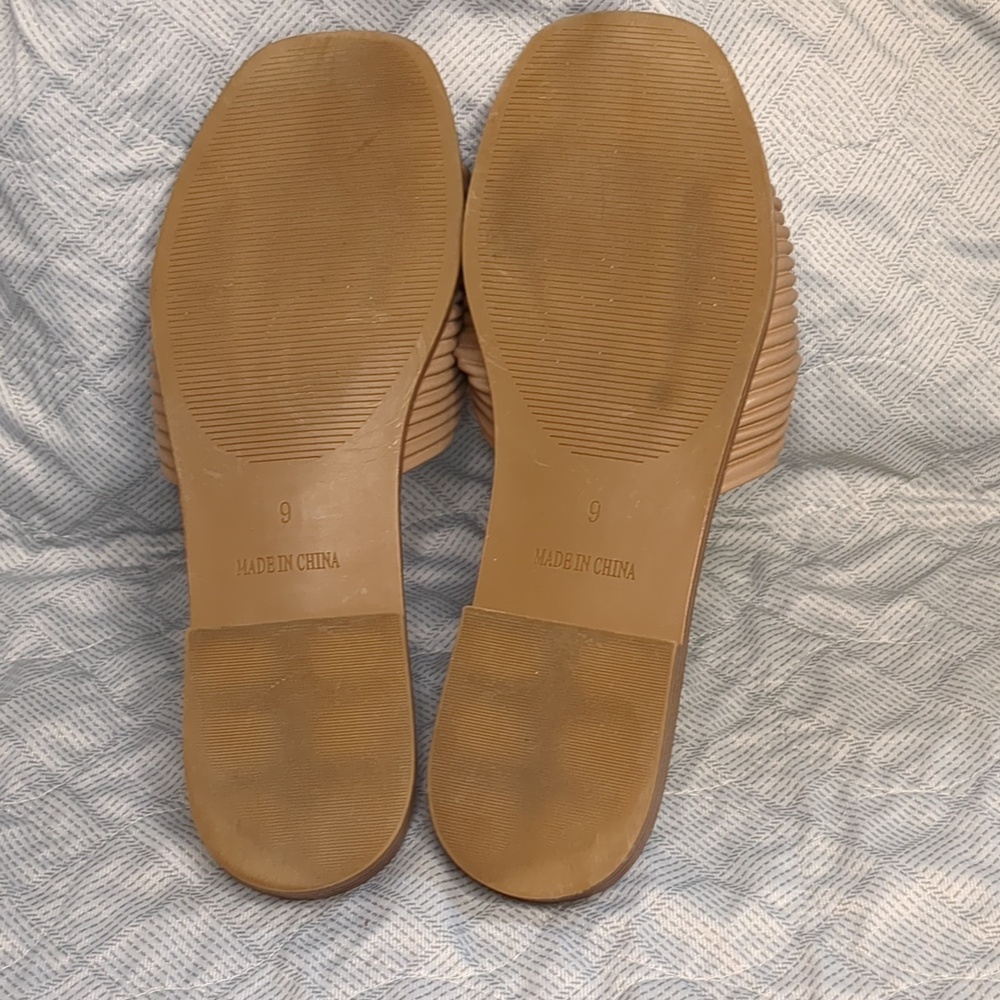 Steve Madden Willow Knot Slide Sandals In Nude - Picture 8 of 16